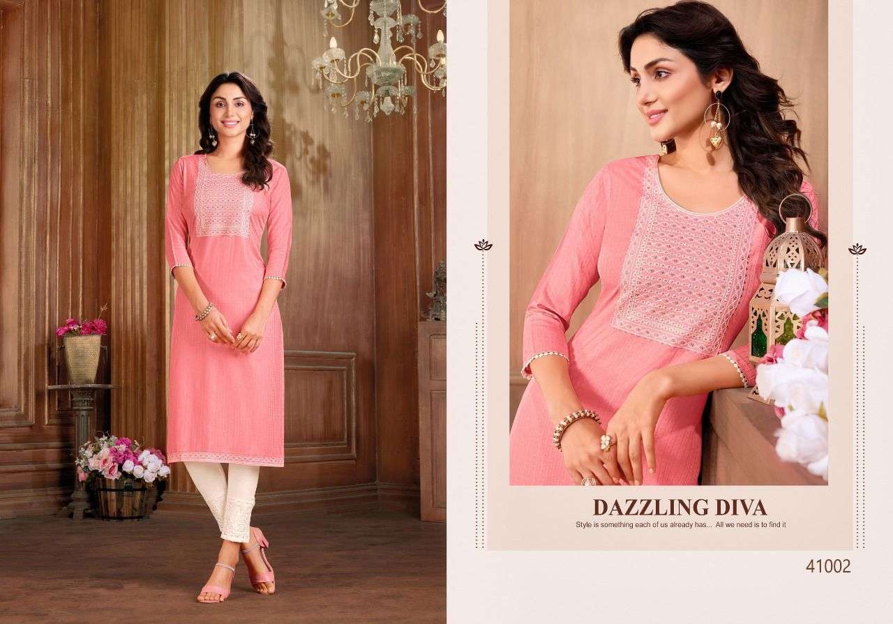 KAPIL TRENDZ PRESENT TWISHA READY TO WEAR DESIGNER KURTIS IN WHOLESALE RATE IN SURAT - SAI DRESSES