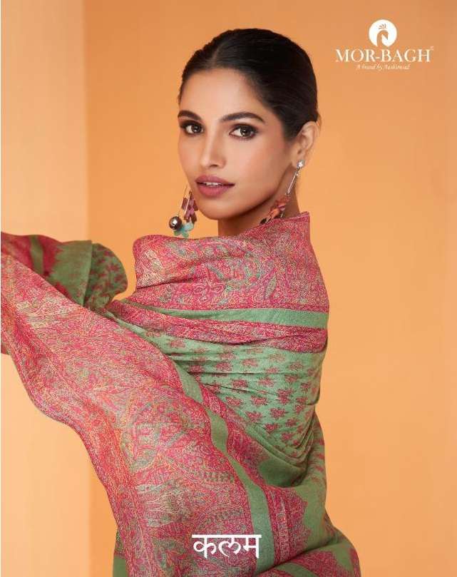 MOR BAGH PRESENT KALAM SEMI STITCHED STRAIGHT LONG INDIAN DESIGNER SALWAR SUITS IN WHOLESALE RATE IN SURAT - SAI DRESSES