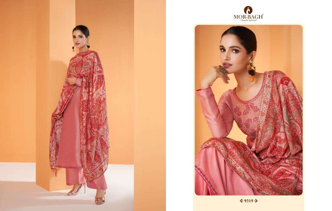 MOR BAGH PRESENT KALAM SEMI STITCHED STRAIGHT LONG INDIAN DESIGNER SALWAR SUITS IN WHOLESALE RATE IN SURAT - SAI DRESSES