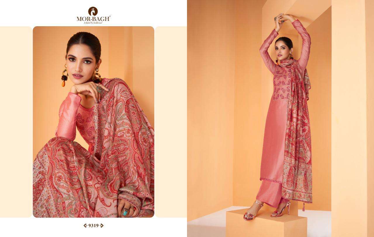MOR BAGH PRESENT KALAM SEMI STITCHED STRAIGHT LONG INDIAN DESIGNER SALWAR SUITS IN WHOLESALE RATE IN SURAT - SAI DRESSES
