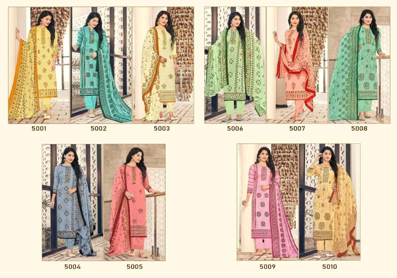 RADHA FAB PRESENT FIZA PURE COTTON PRINTED SALWAR SUITS IN WHOLESALE RATE IN SURAT - SAI DRESSES