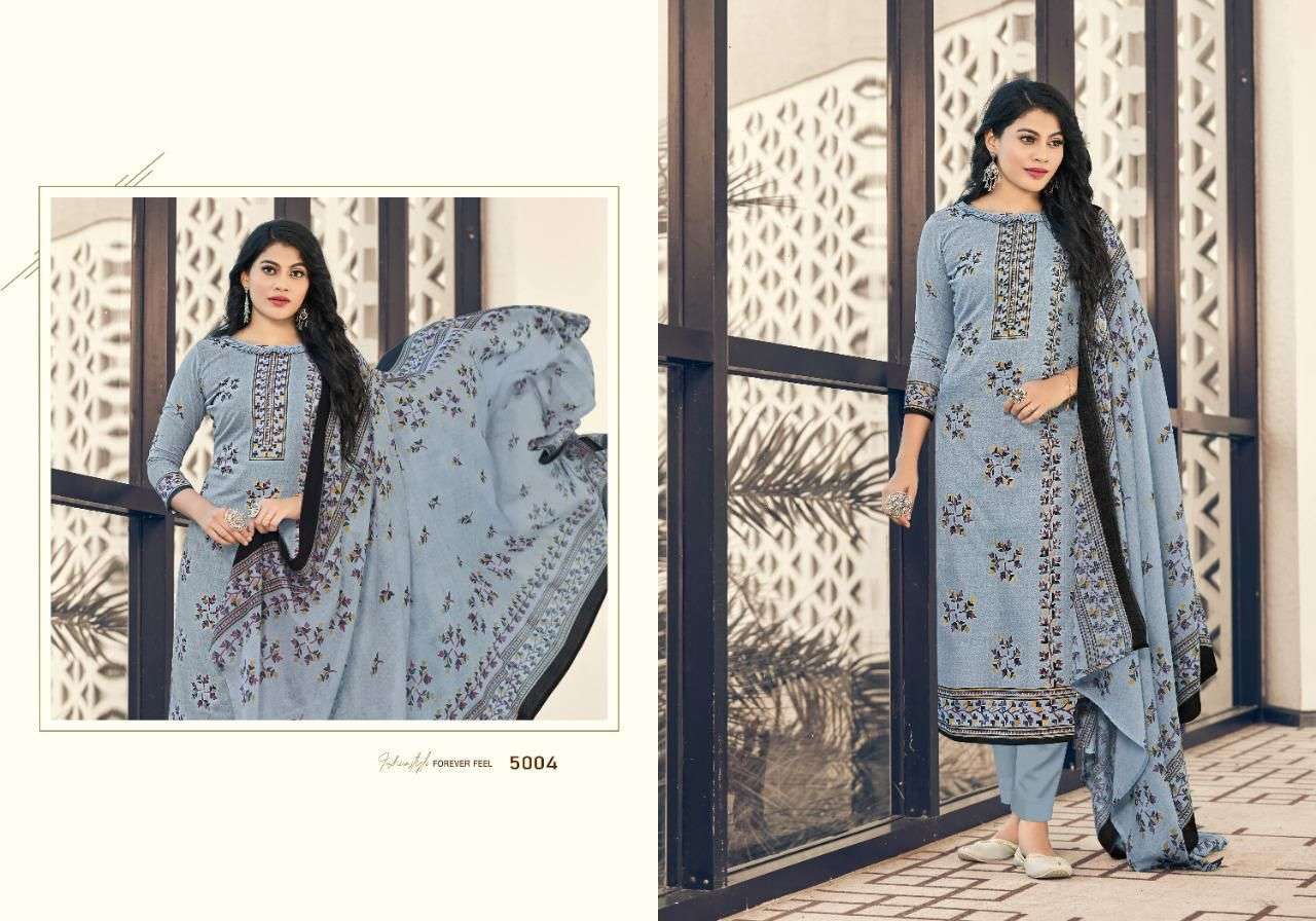 Jinaam princess digital printed cotton satin salwar suit catalogue wholesale  supplier surat
