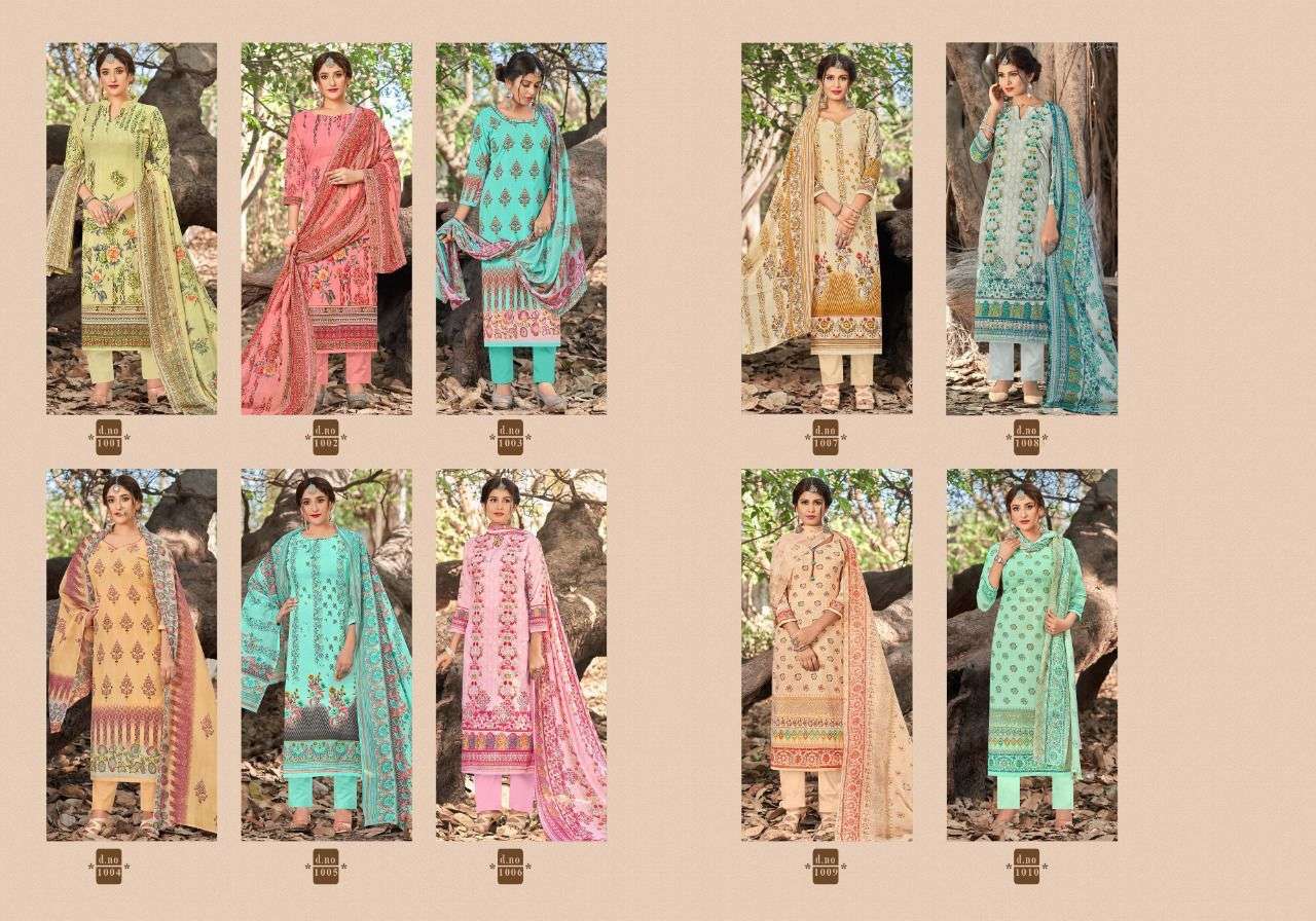 RADHA FAB PRESENT FROOTI PURE COTTON FOIL PRINTED DRESS MATERIAL IN WHOLESALE RATE IN SURAT - SAI DRESSES