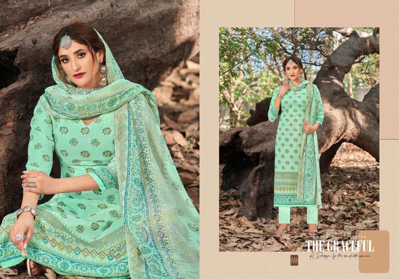 RADHA FAB PRESENT FROOTI PURE COTTON FOIL PRINTED DRESS MATERIAL IN WHOLESALE RATE IN SURAT - SAI DRESSES