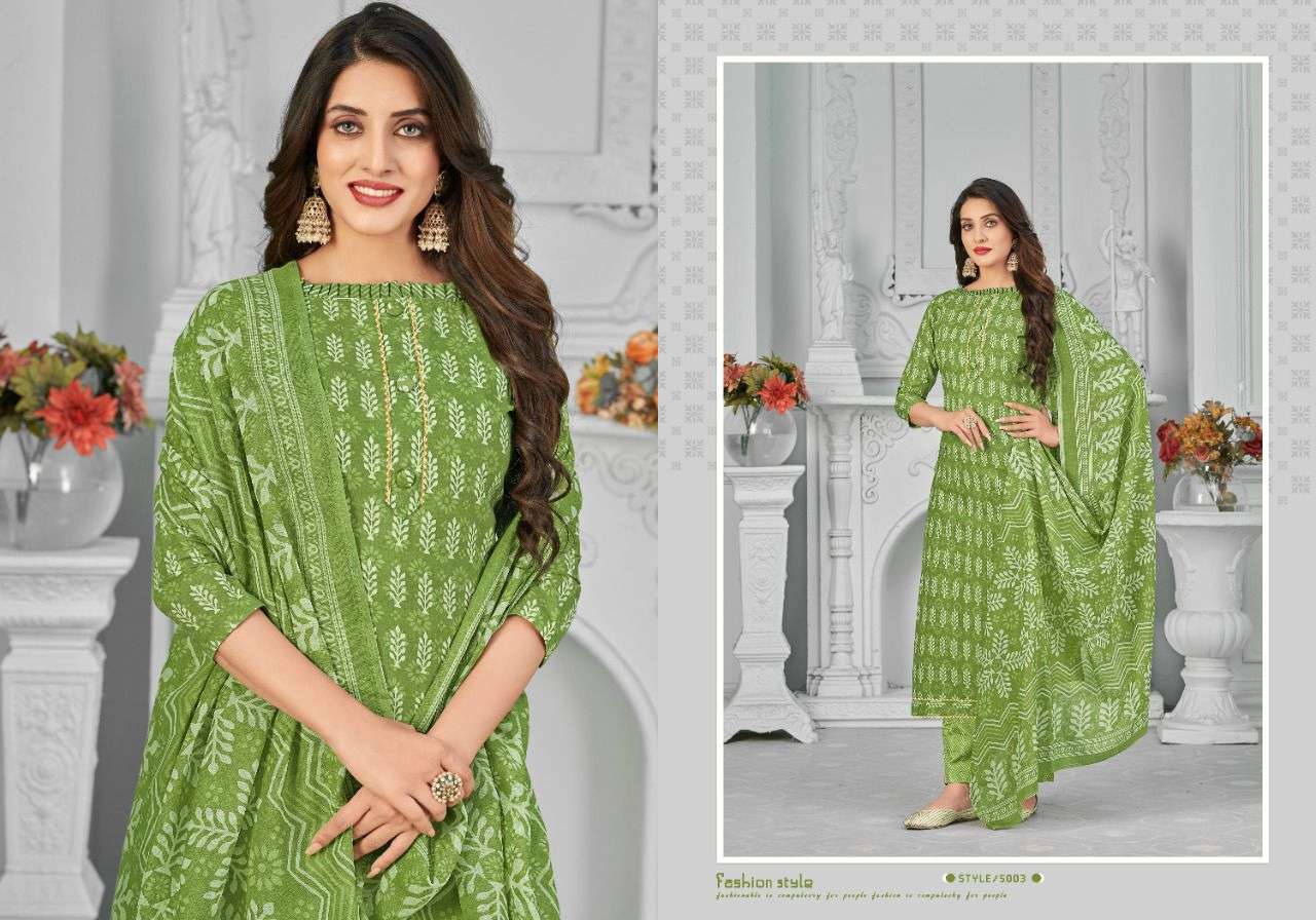 RADHA FAB PRESENT RUMY VOL 5 COTTON PRINTED SALWAR SUITS IN WHOLESALE RATE IN SURAT - SAI DRESSES