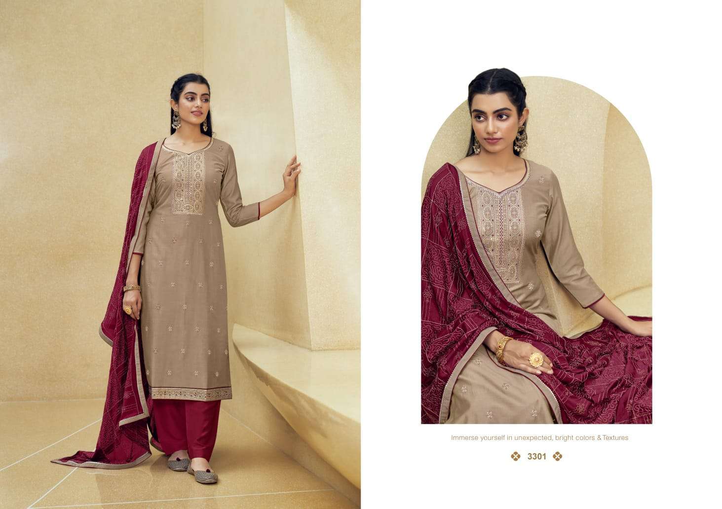 RANGOON PRESENT SHUBHKALA READY TO WEAR PANT STYLE DESIGNER SUITS IN WHOLESALE RATE IN SURAT - SAI DRESSES