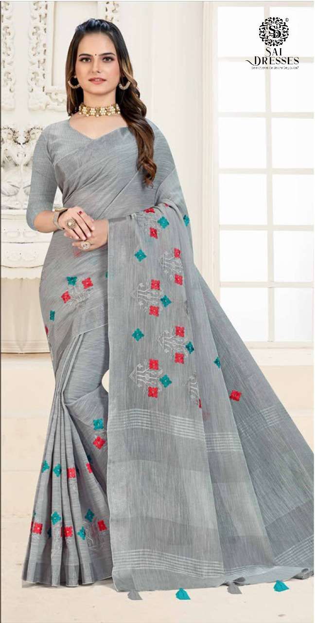 SAI DRESSES PRESENT AACHAL LILLAN DESIGNER SAREE IN WHOLESALE RATE IN SURAT 