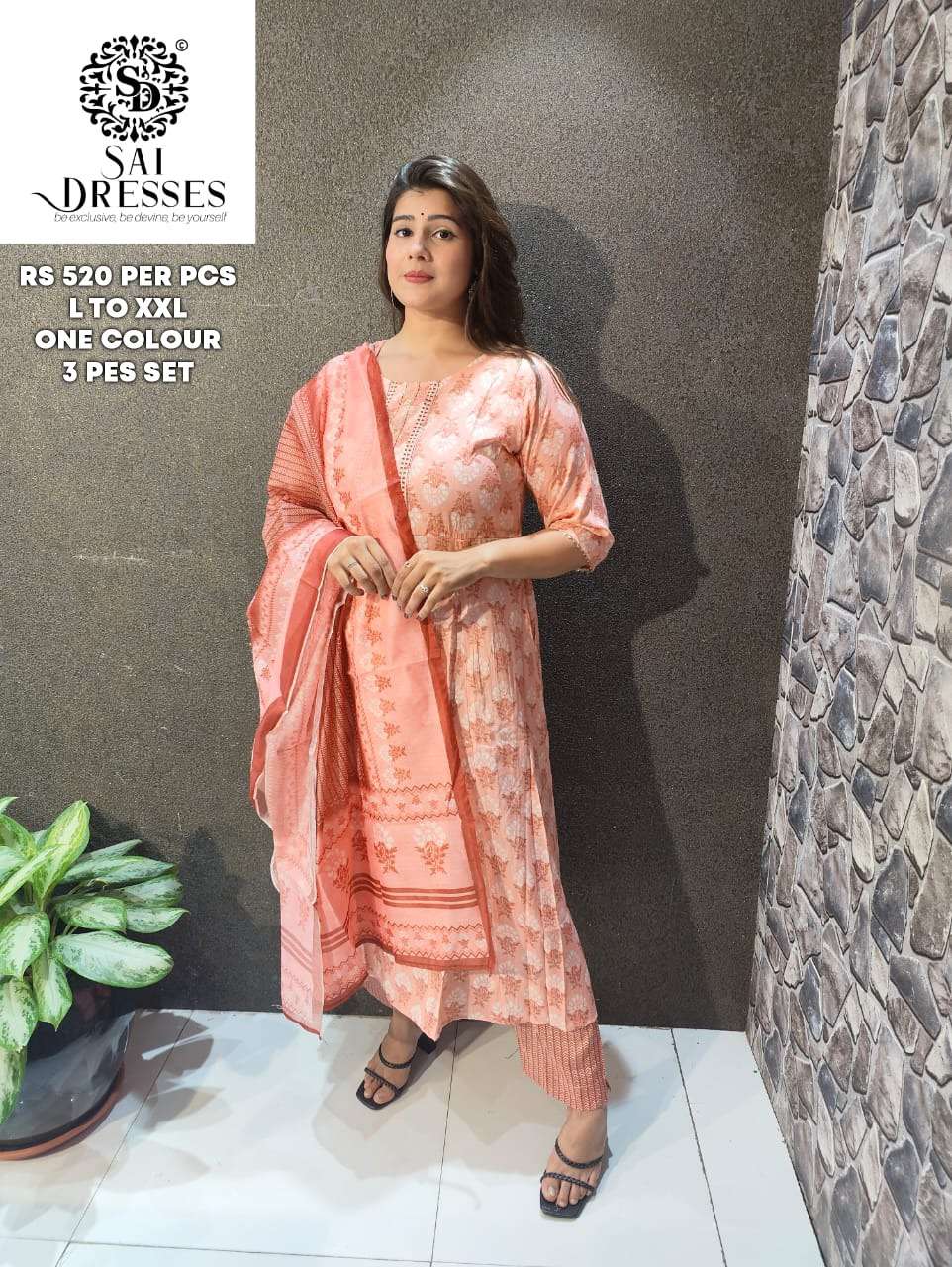 SAI DRESSES PRESENT D.NO 03 READY TO WEAR COMBO DRESS IN WHOLESALE RATE IN SURAT