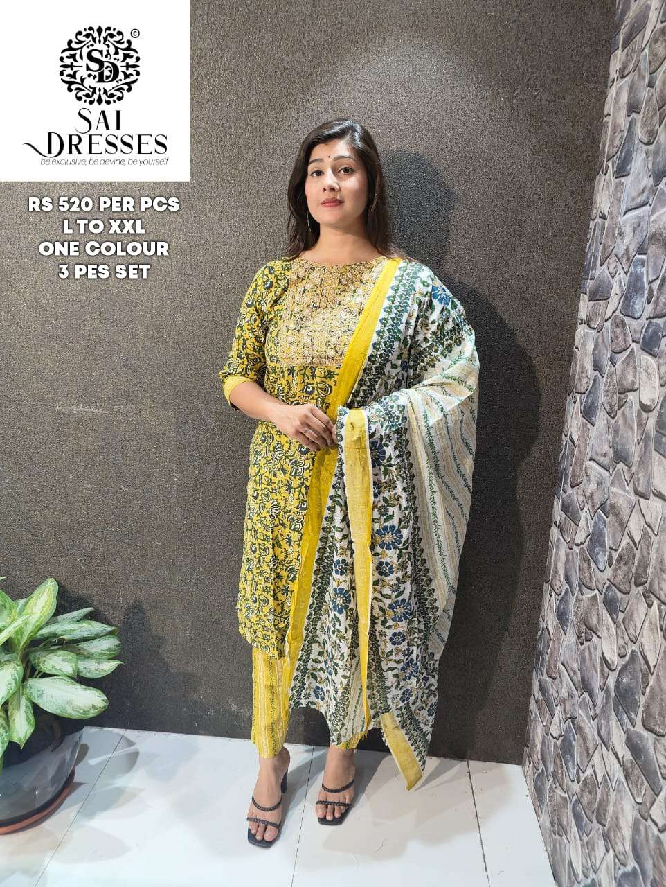 SAI DRESSES PRESENT D.NO 12 READY TO WEAR COMBO DRESS IN WHOLESALE RATE IN SURAT