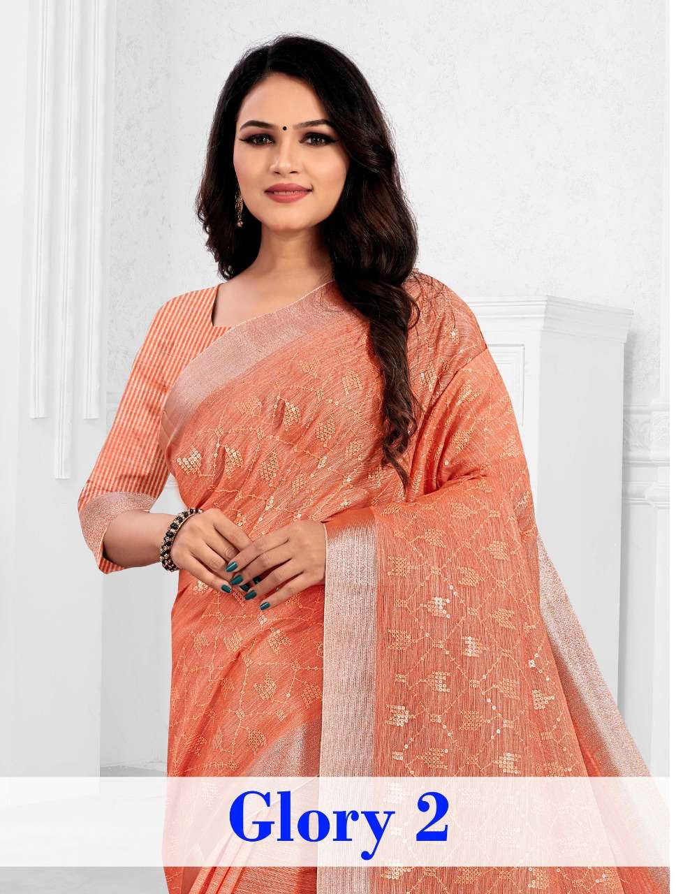 SAI DRESSES PRESENT GLORY VOL 2 FESTIVE WEAR LILLAN SAREE IN WHOLESALE RATE IN SURAT