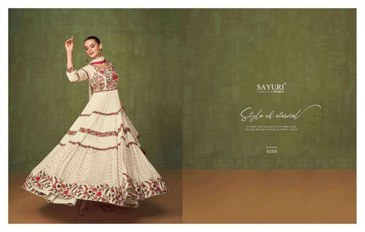 SAYURI DESIGNER PRESENT VIOLET FESTIVE WEAR READYMADE DESIGNER COLLECTION IN WHOLESALE RATE IN SURAT - SAI DRESSES