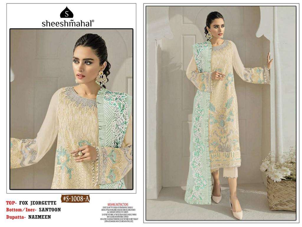 SHEESHMAHAL PRESENT SHEESHMAHAL VOL 7 SEMI STITCHED PAKISTANI DESIGNER SUITS IN WHOLESALE PRICE IN SURAT - SAI DRESSES