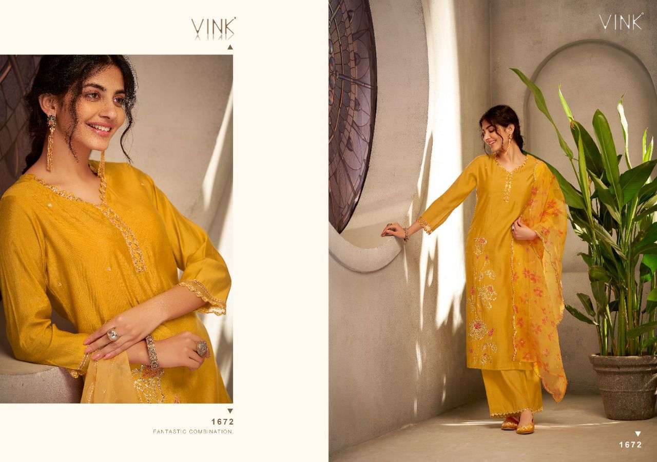VINK PRESENT PRINCESS READY TO WEAR DESIGNER 3 PIECE PREMIUM COLLECTION IN WHOLESALE RATE IN SURAT - SAI DRESSES
