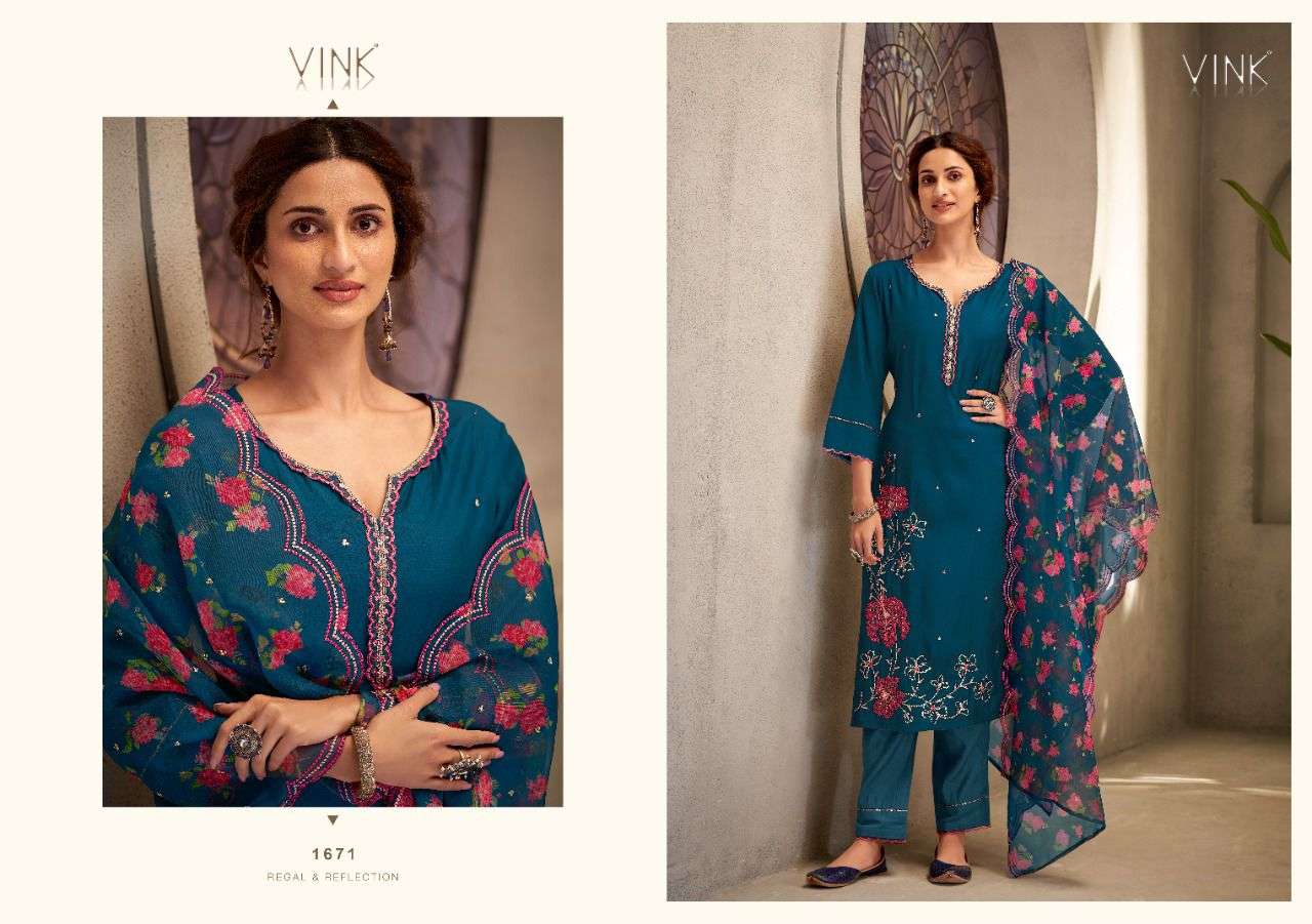 VINK PRESENT PRINCESS READY TO WEAR DESIGNER 3 PIECE PREMIUM COLLECTION IN WHOLESALE RATE IN SURAT - SAI DRESSES