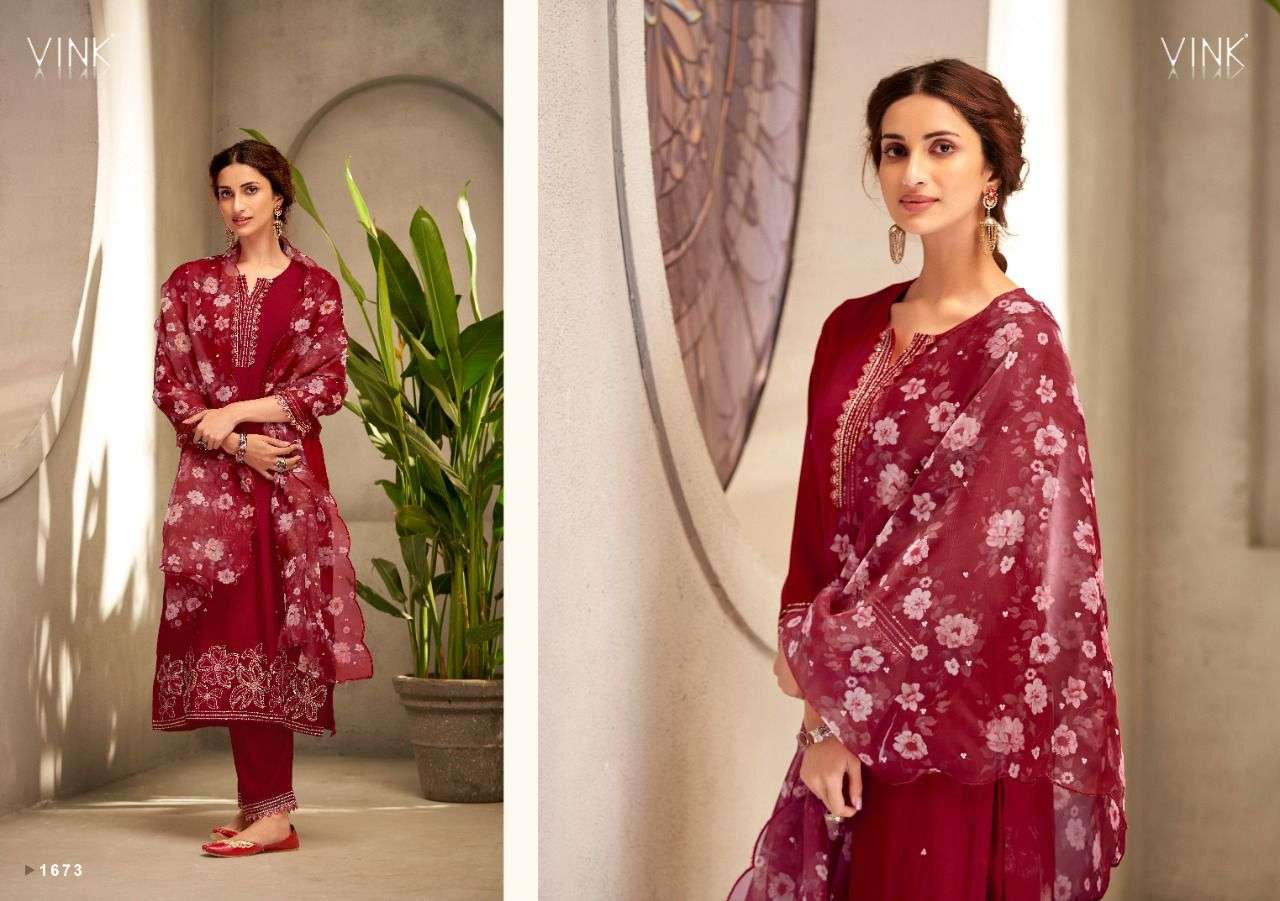VINK PRESENT PRINCESS READY TO WEAR DESIGNER 3 PIECE PREMIUM COLLECTION IN WHOLESALE RATE IN SURAT - SAI DRESSES