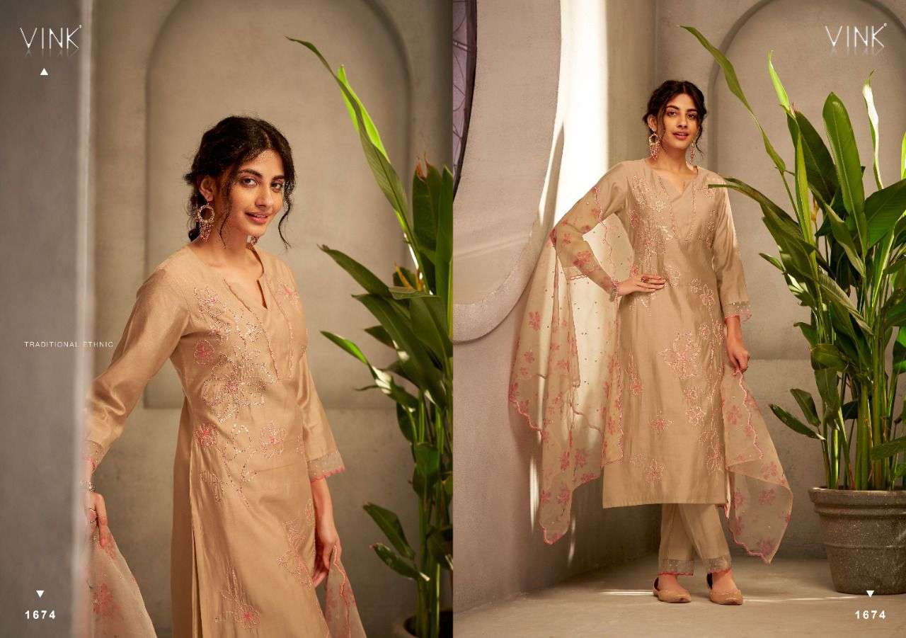 VINK PRESENT PRINCESS READY TO WEAR DESIGNER 3 PIECE PREMIUM COLLECTION IN WHOLESALE RATE IN SURAT - SAI DRESSES