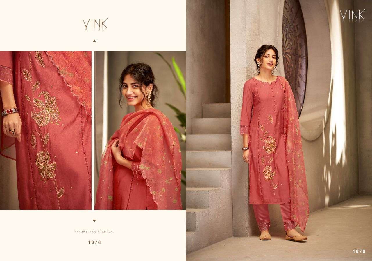 VINK PRESENT PRINCESS READY TO WEAR DESIGNER 3 PIECE PREMIUM COLLECTION IN WHOLESALE RATE IN SURAT - SAI DRESSES