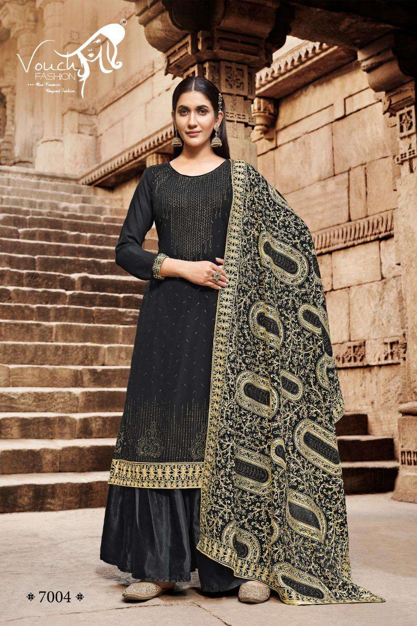 VOUCH FASHION PRESENT NAARI VOL 7 GEORGETTE DESIGNER SALWAR SUITS IN WHOLESALE RATE IN SURAT - SAI DRESSES