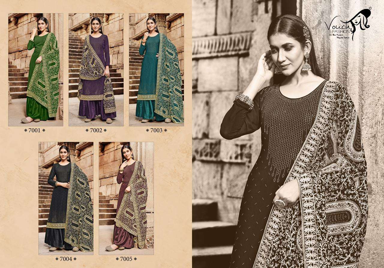 VOUCH FASHION PRESENT NAARI VOL 7 GEORGETTE DESIGNER SALWAR SUITS IN WHOLESALE RATE IN SURAT - SAI DRESSES