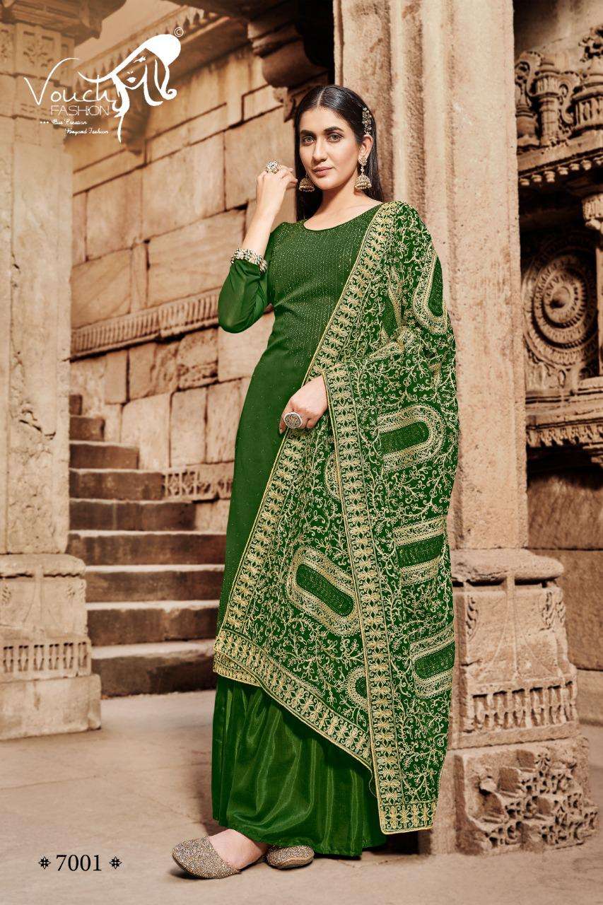 VOUCH FASHION PRESENT NAARI VOL 7 GEORGETTE DESIGNER SALWAR SUITS IN WHOLESALE RATE IN SURAT - SAI DRESSES