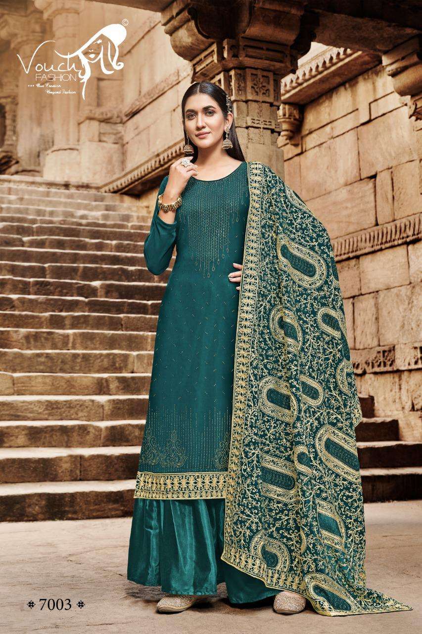 VOUCH FASHION PRESENT NAARI VOL 7 GEORGETTE DESIGNER SALWAR SUITS IN WHOLESALE RATE IN SURAT - SAI DRESSES