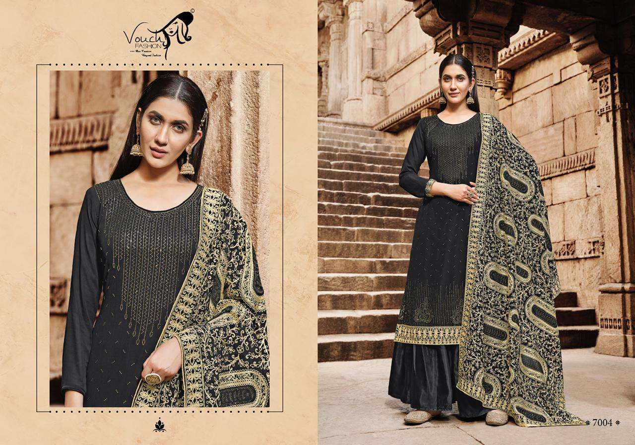 VOUCH FASHION PRESENT NAARI VOL 7 GEORGETTE DESIGNER SALWAR SUITS IN WHOLESALE RATE IN SURAT - SAI DRESSES