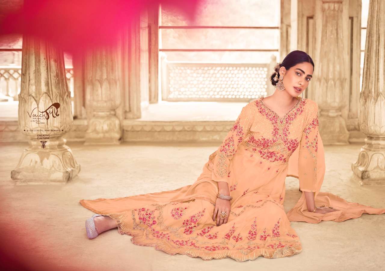 VOUCH FASHION PRESENT NAINIKA FESTIVE WEAR DESIGNER SUITS IN WOLESALE RATE IN SURAT - SAI DRESSES