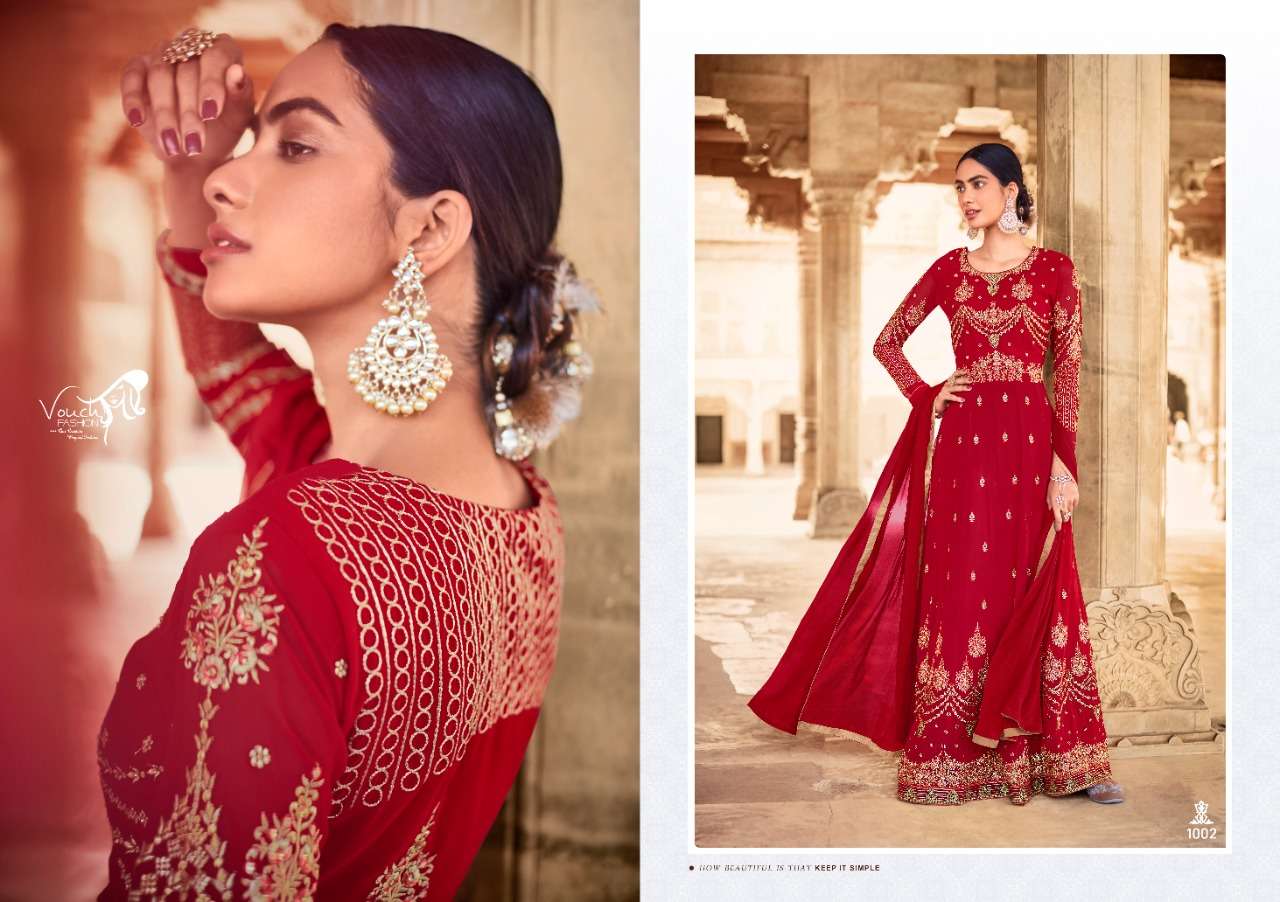 VOUCH FASHION PRESENT NAINIKA FESTIVE WEAR DESIGNER SUITS IN WOLESALE RATE IN SURAT - SAI DRESSES