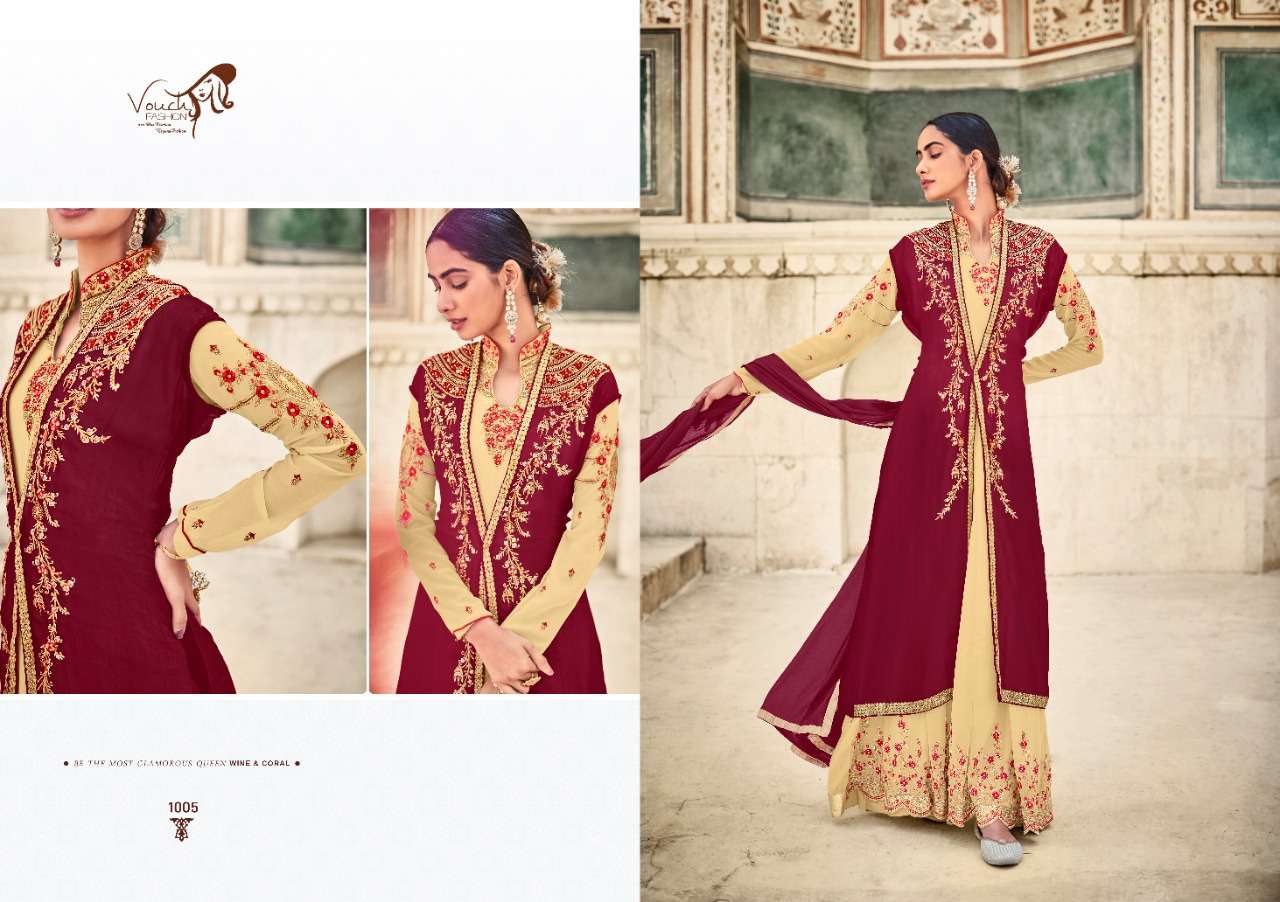 VOUCH FASHION PRESENT NAINIKA FESTIVE WEAR DESIGNER SUITS IN WOLESALE RATE IN SURAT - SAI DRESSES