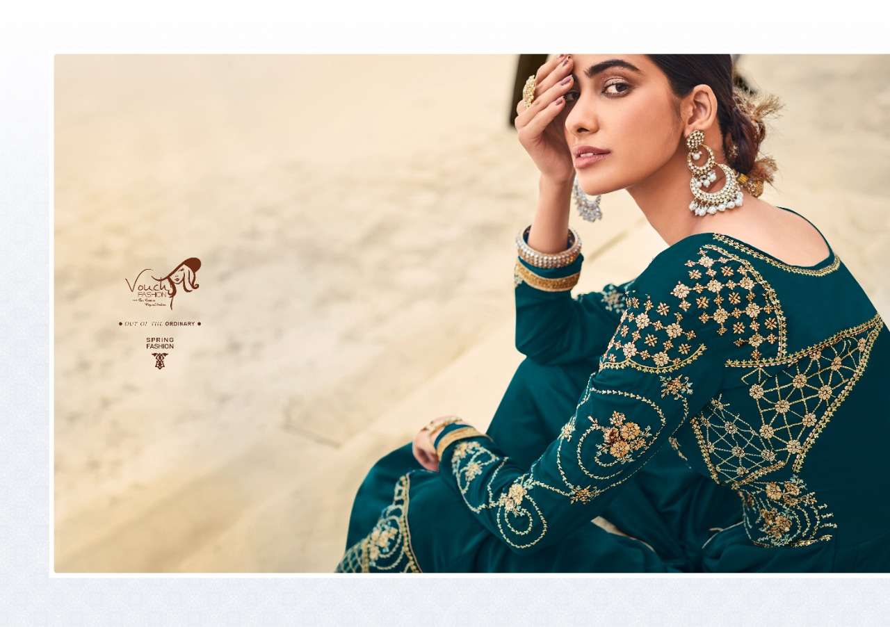 VOUCH FASHION PRESENT NAINIKA FESTIVE WEAR DESIGNER SUITS IN WOLESALE RATE IN SURAT - SAI DRESSES