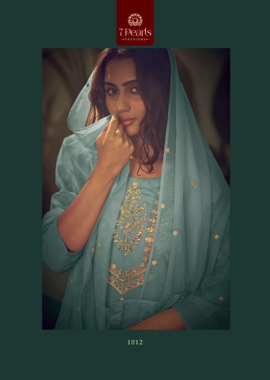 7 PEARLS PRESENT CARNIVAL FESTIVE WEAR READYMADE PANT STYLE DESIGNER SUITS IN WHOLESALE RATE IN SURAT - SAI DRESSES 