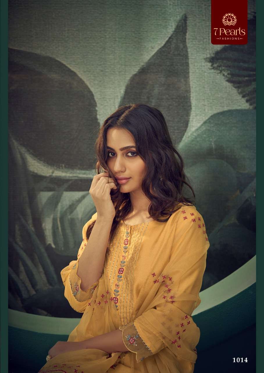 7 PEARLS PRESENT CARNIVAL FESTIVE WEAR READYMADE PANT STYLE DESIGNER SUITS IN WHOLESALE RATE IN SURAT - SAI DRESSES 