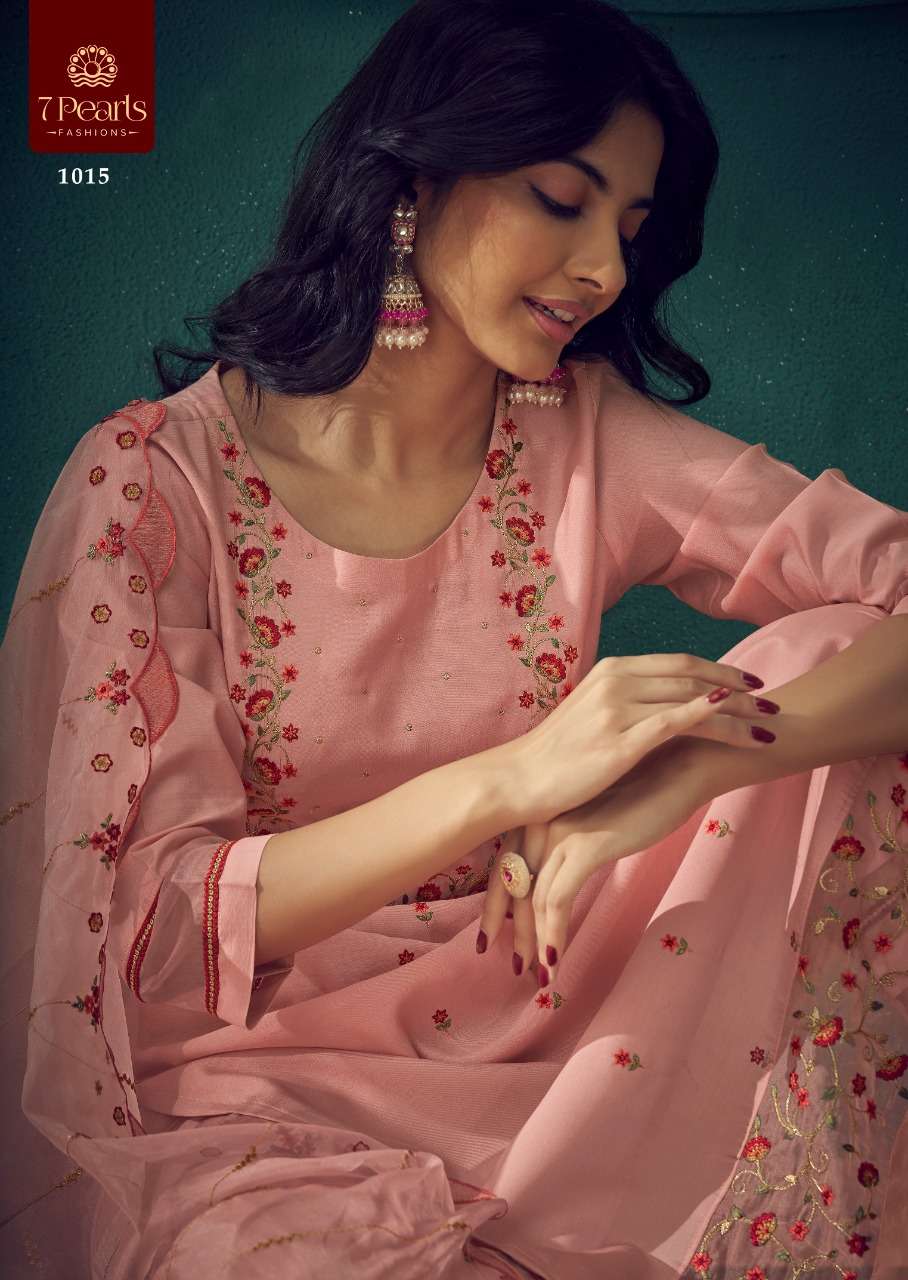 7 PEARLS PRESENT CARNIVAL FESTIVE WEAR READYMADE PANT STYLE DESIGNER SUITS IN WHOLESALE RATE IN SURAT - SAI DRESSES 