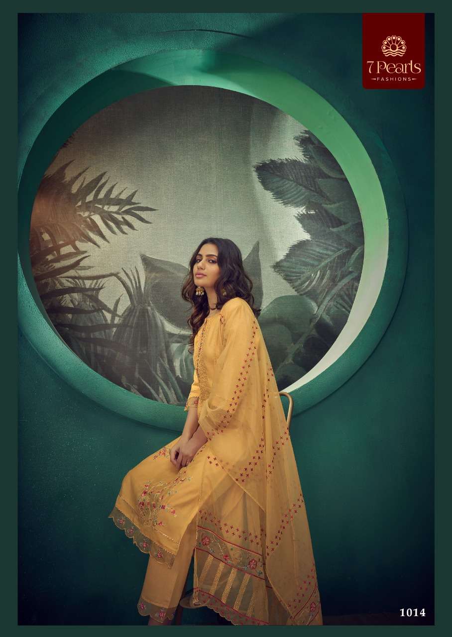 7 PEARLS PRESENT CARNIVAL FESTIVE WEAR READYMADE PANT STYLE DESIGNER SUITS IN WHOLESALE RATE IN SURAT - SAI DRESSES 