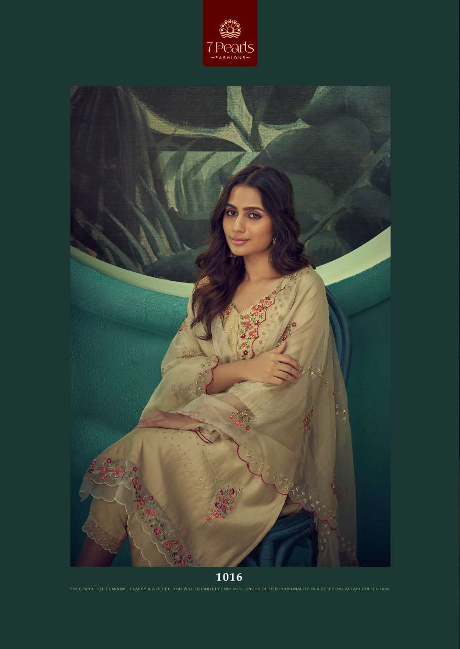 7 PEARLS PRESENT CARNIVAL FESTIVE WEAR READYMADE PANT STYLE DESIGNER SUITS IN WHOLESALE RATE IN SURAT - SAI DRESSES 