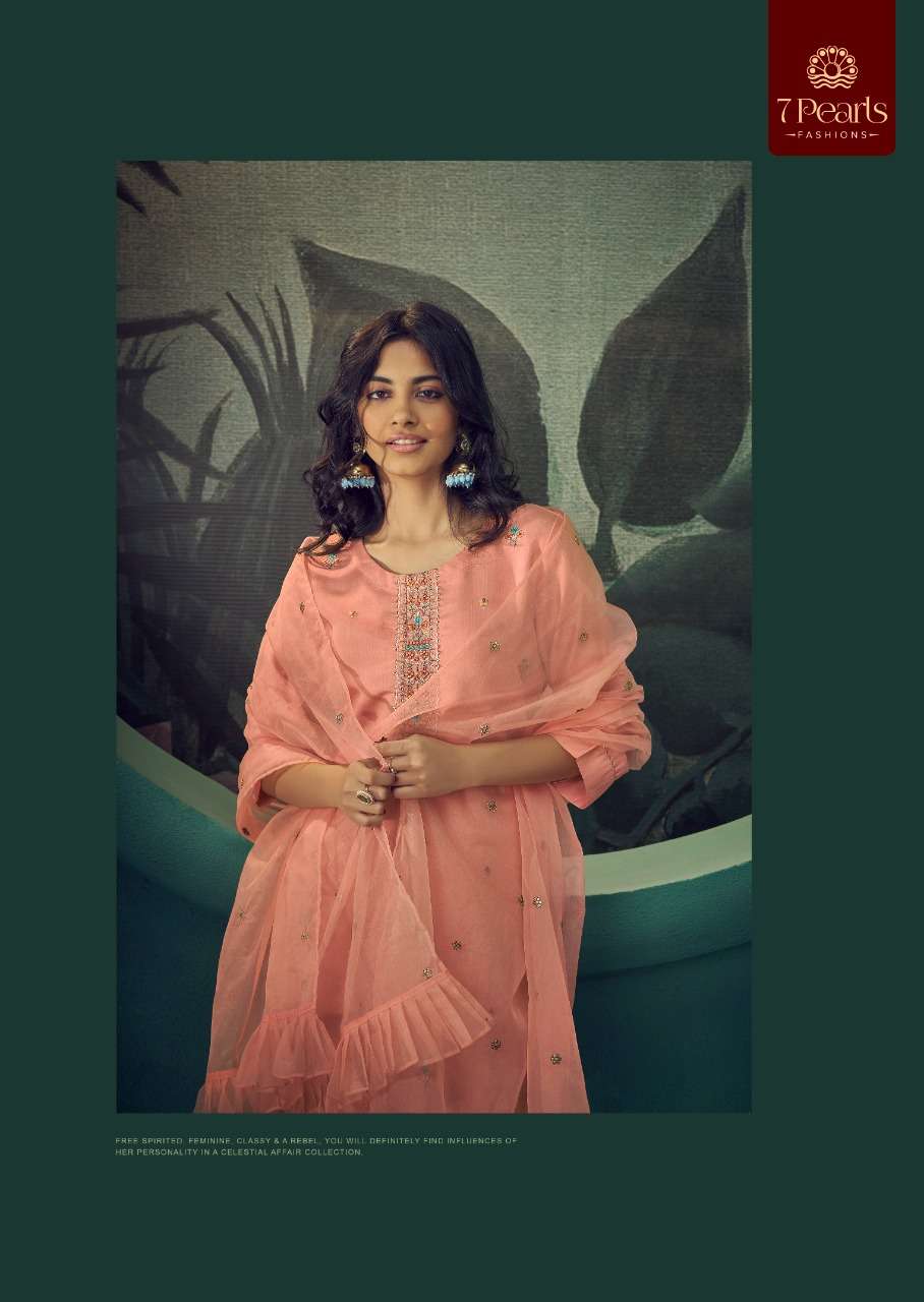 7 PEARLS PRESENT CARNIVAL FESTIVE WEAR READYMADE PANT STYLE DESIGNER SUITS IN WHOLESALE RATE IN SURAT - SAI DRESSES 