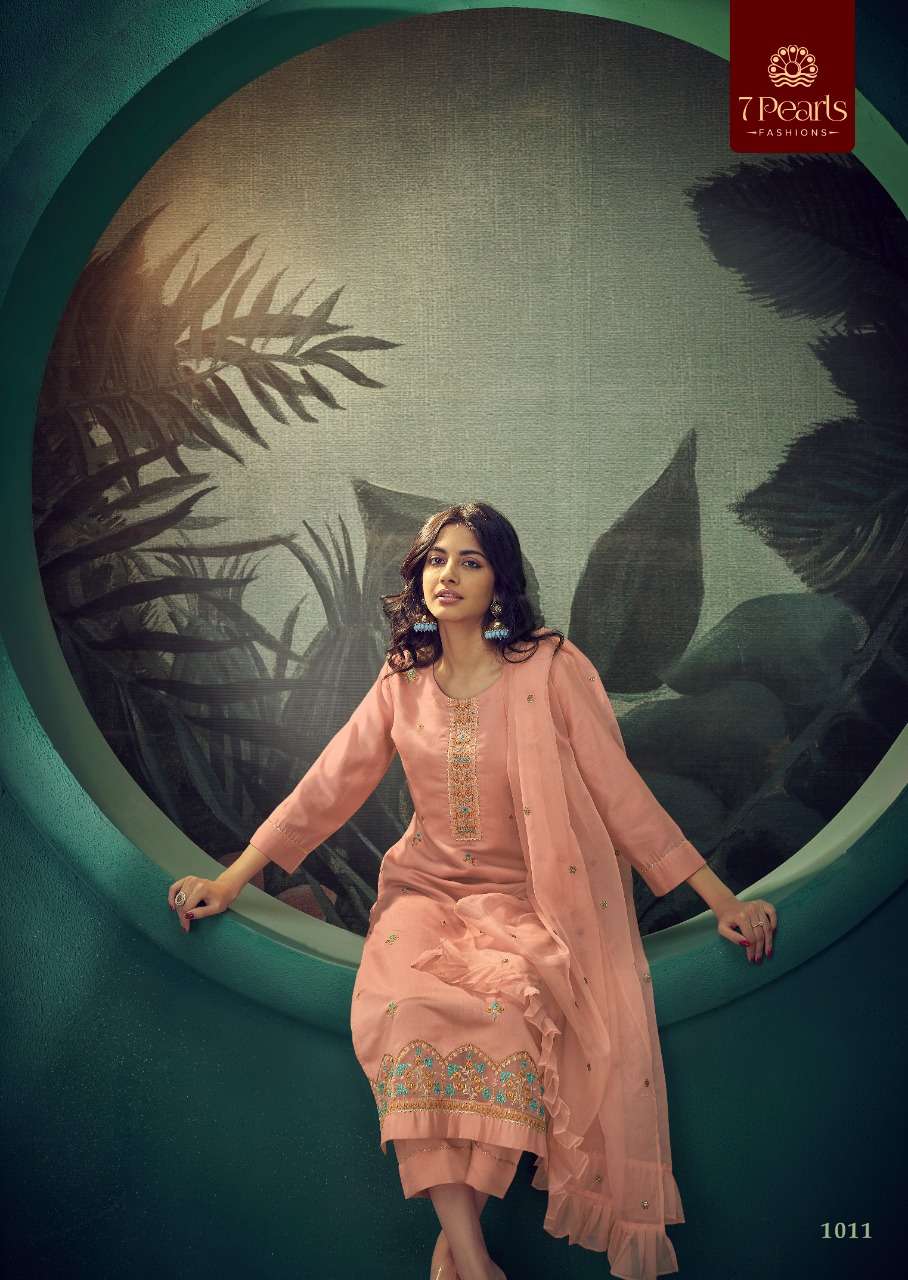 7 PEARLS PRESENT CARNIVAL FESTIVE WEAR READYMADE PANT STYLE DESIGNER SUITS IN WHOLESALE RATE IN SURAT - SAI DRESSES 