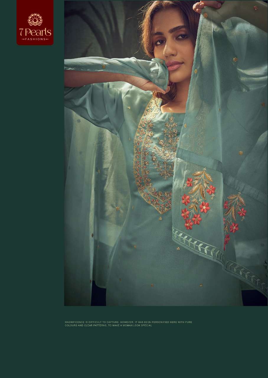 7 PEARLS PRESENT CARNIVAL FESTIVE WEAR READYMADE PANT STYLE DESIGNER SUITS IN WHOLESALE RATE IN SURAT - SAI DRESSES 