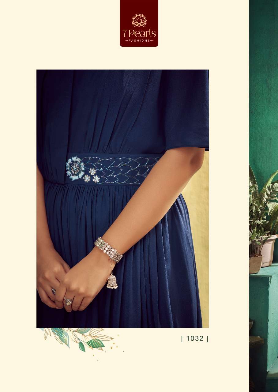 7 PEARLS PRESENT FESTIVA READY TO WEAR FANCY LONG DESIGNER KURTIS IN WHOLESALE RATE IN SURAT - SAI DRESSES