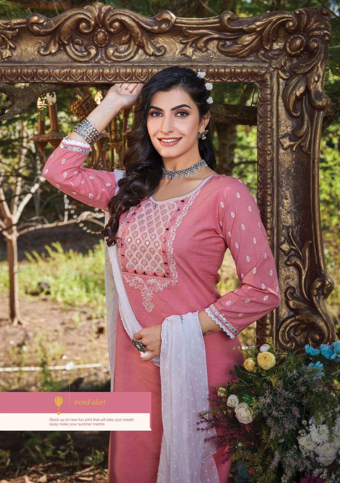 KIANA PRESENT LUCKNOWI VOL 3 READY TO WEAR PANT STYLE SALWAR SUITS IN WHOLESALE RATE IN SURAT - SAI DRESSES