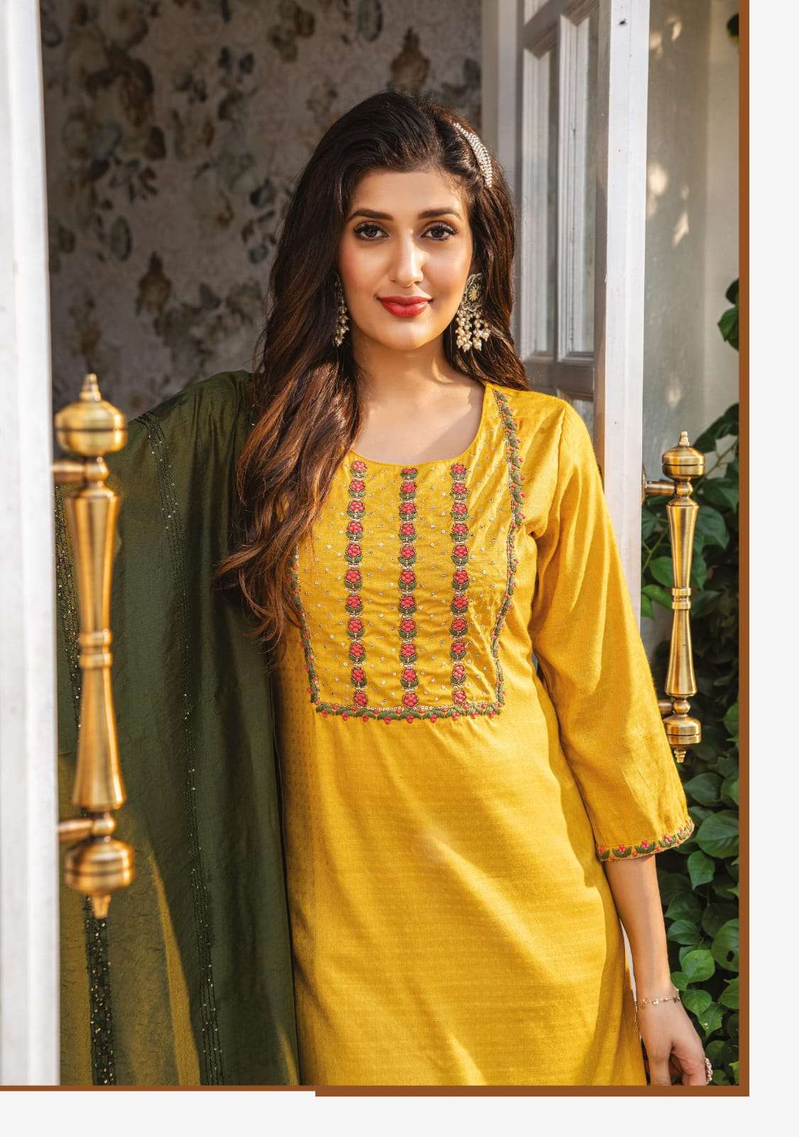 KIANA PRESENT NIKHAAR READY TO FESTIVE WEAR PANT STYLE SALWAR SUITS IN WHOLESALE RATE IN SURAT - SAI DRESSES