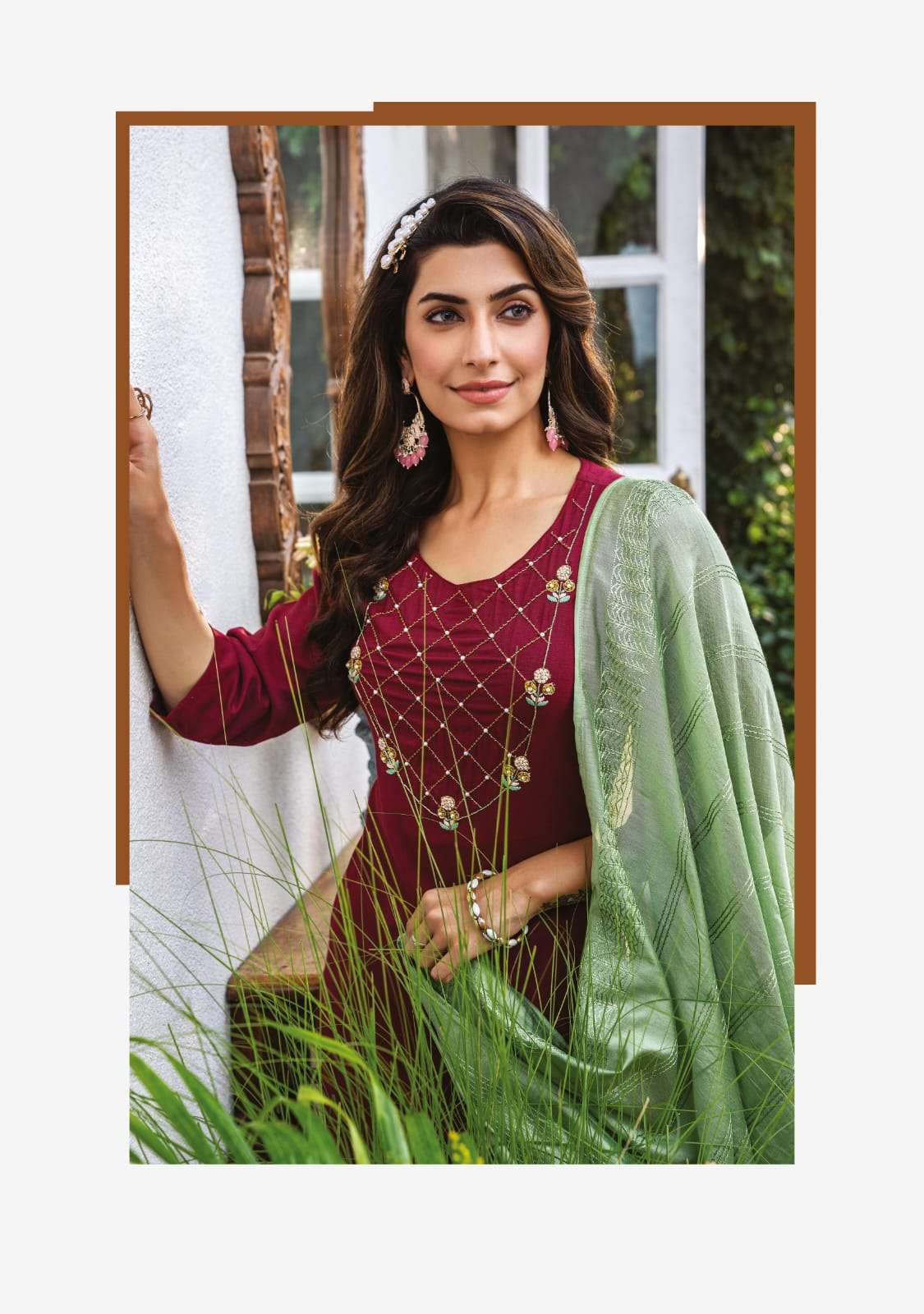 KIANA PRESENT NIKHAAR READY TO FESTIVE WEAR PANT STYLE SALWAR SUITS IN WHOLESALE RATE IN SURAT - SAI DRESSES