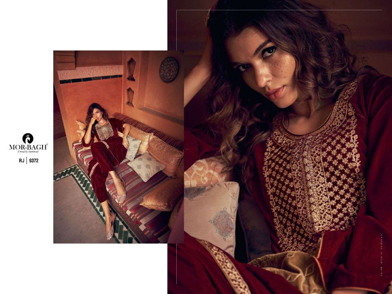 MOR BAGH PRESENT RANJHA VELVET WINTER COLLECTION IN WHOLESALE RATE IN SURAT - SAI DRESSES