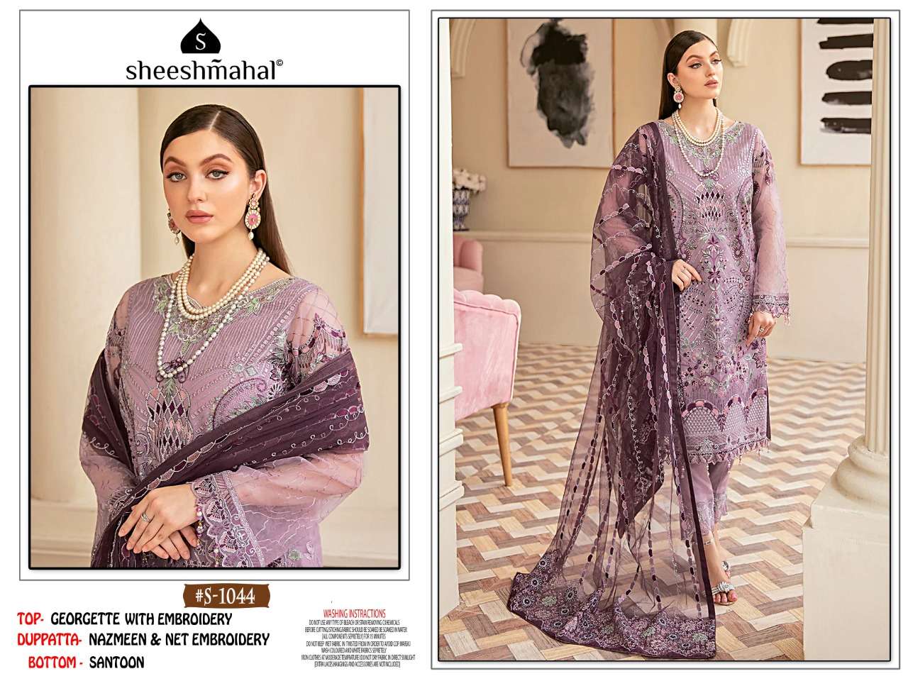 SHEESHMAHAL PRESENT RAMSHA HIT VOL 2 SEMI STITCHED PAKISTANI DESIGNER SUITS IN WHOLESALE PRICE IN SURAT - SAI DRESSES