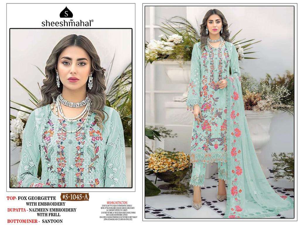 SHEESHMAHAL PRESENT SHEESHMAHAL VOL 05 SEMI STITCHED PAKISTANI DESIGNER SUITS IN WHOLESALE PRICE IN SURAT - SAI DRESSES