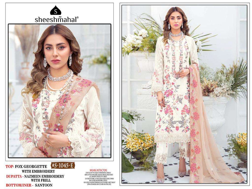 SHEESHMAHAL PRESENT SHEESHMAHAL VOL 05 SEMI STITCHED PAKISTANI DESIGNER SUITS IN WHOLESALE PRICE IN SURAT - SAI DRESSES