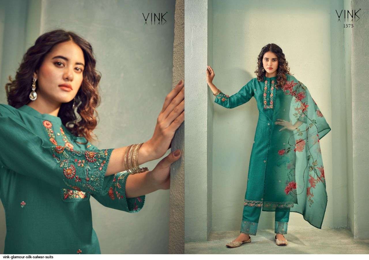 VINK PRESENT GLAMOUR VOL 3 EXCLUSIVE FEASTIVAL WEAR READY MADE COLLECTION IN WHOLESALE RATE IN SURAT - SAI DRESSES