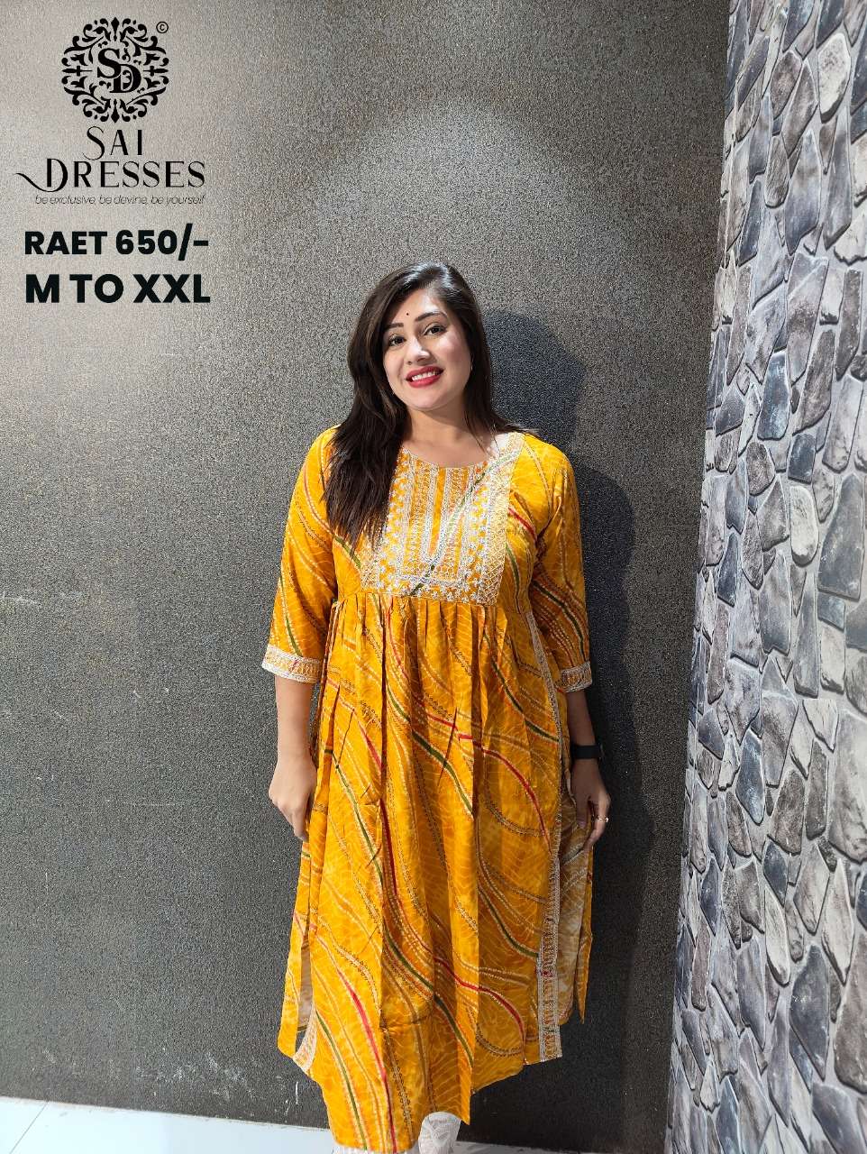 SAI DRESSES PRESENT D.NO A14 NAIRA CUT KURTI COMBO COLLECTION IN WHOLESALE RATE IN SURAT