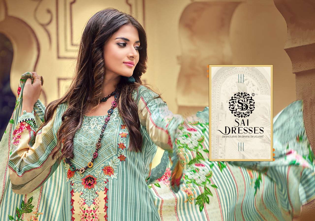 SAI DRESSES PRESENT INAYAT VOL 6 KARACHI COTTON DIGITAL PRINTED PAKISTANI SALWAR SUITS IN WHOLESALE RATE IN SURAT 