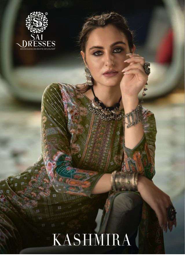 SAI DRESSES PRESENT KASHMIRA WINTER SPECIAL VELVET SALWAR SUITS IN WHOLESALE RATE IN SURAT